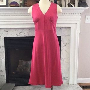 Red HOT siren in PINK Ann‎ Taylor silk STUNNER